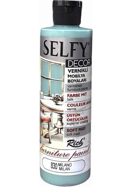 Selfy Decor Vernikli Boya 240 cc - Milano 830