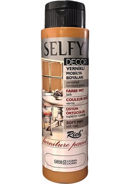 Selfy Decor Vernikli Boya 500 cc - Zeugma 5858