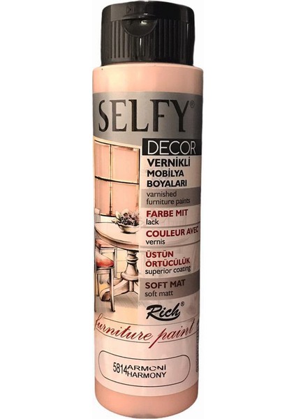 Selfy Decor Vernikli Boya 500 cc - Armoni 5814