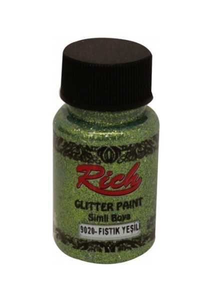 Simli Boya 50 cc Fıstık Yeşili 9020