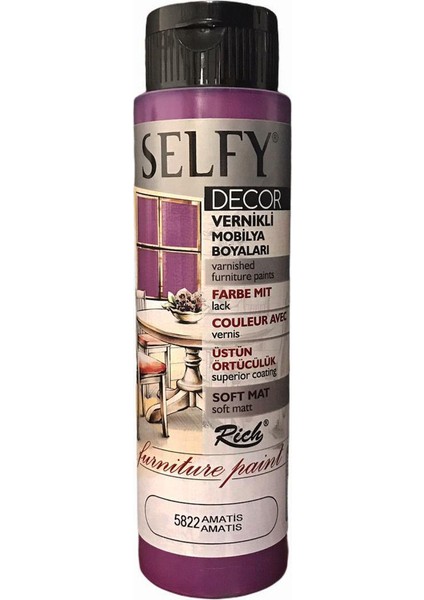 Selfy Decor Vernikli Boya 500 cc - Amatis 5822