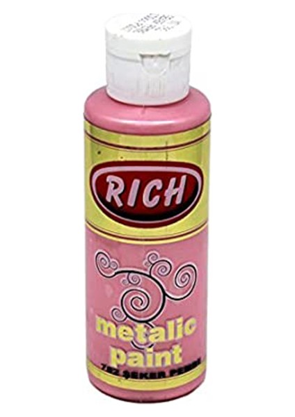 Metalik Akrilik Boya 120 cc N:782 Şeker Pembe