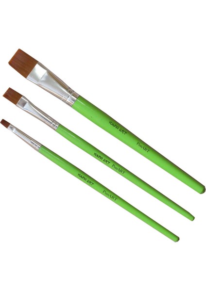 Young Art 72 Sentetik Fırça Düz Uç No.12