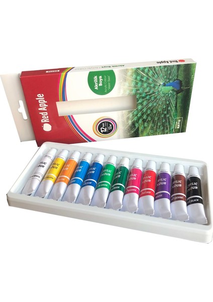 Akrilik Boya Seti 12 Renk x 12 Ml
