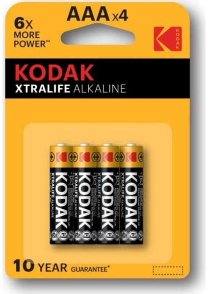 Pil Alkaline Ince 4'lü