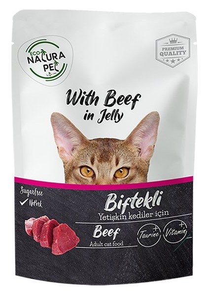 Adult Sığır Etli Yetişkin Kedi Konservesi 85 gr