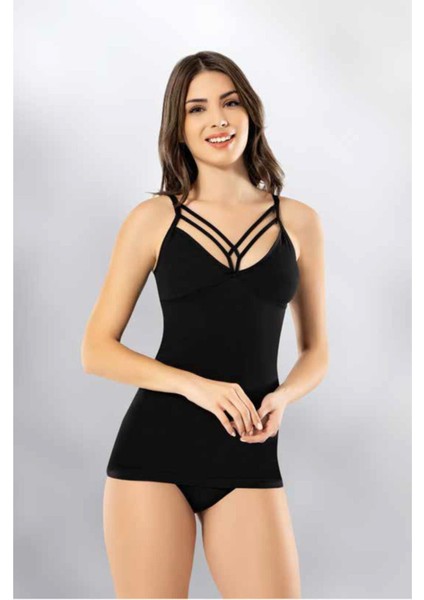 Kadın Ip Askılı Modelli Atlet 2 Adet - 6351
