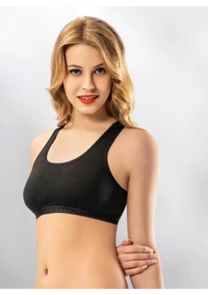 Kadın Likralı Sporcu Büstiyer Yarım Atlet Body 3 Adet - 6050