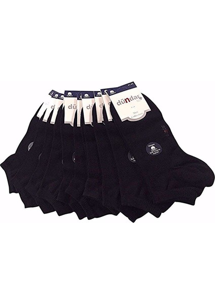 12 Adet Dündar Pamuklu Erkek Patik Çorap