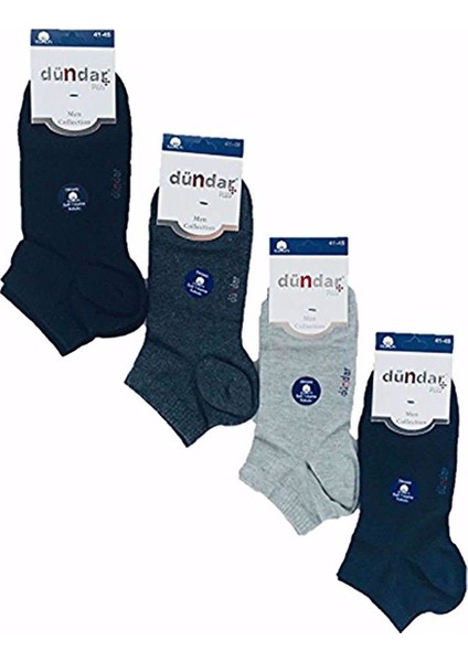 6 Adet Dündar Unisex Patik Dikişsiz Cotton Plus Çorap