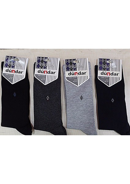 6 Adet Dündar Erkek Economıc Likralı Penye Çorap