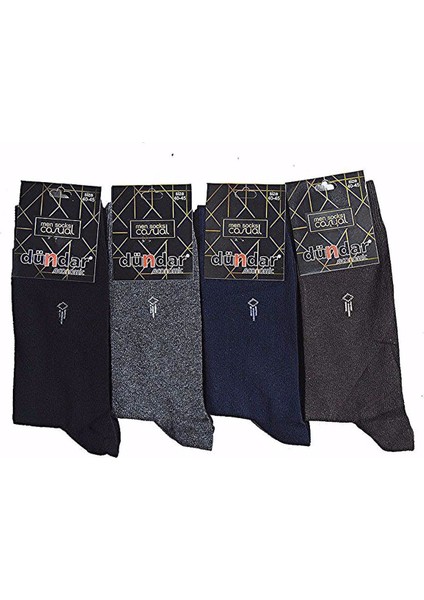 6 Adet Dündar Erkek Economıc Likralı Penye Çorap modelleri