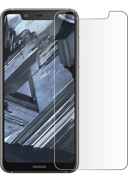 Nokia 5.1 Plus Nano Ekran Koruyucu Cam Micro Glass