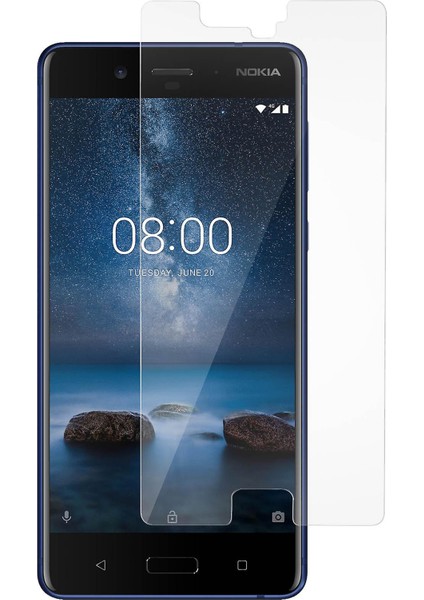 Nokia 8 Nano Ekran Koruyucu Cam Micro Glass