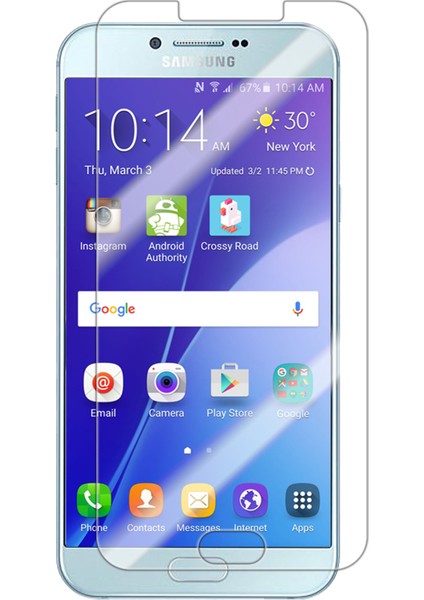Samsung Galaxy A8 2016 A810 Nano Ekran Koruyucu Cam Micro Glass