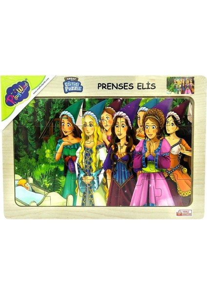 Ahşap Prenses Elis Puzzle