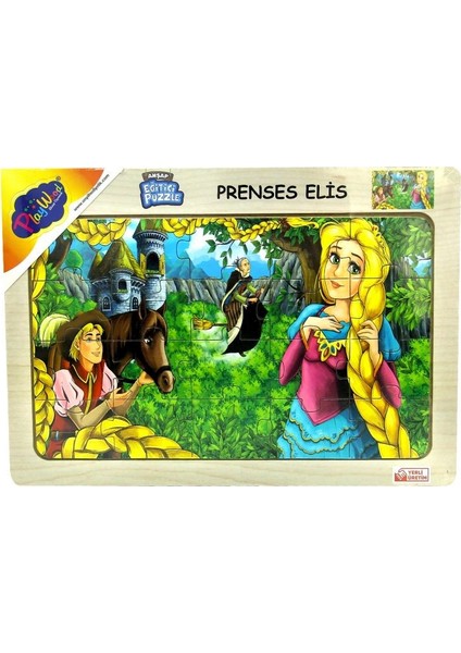 Ahşap Prenses Elis Puzzle