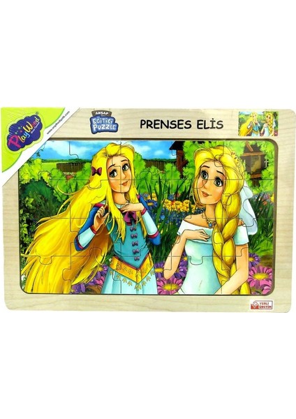 Ahşap Prenses Elis Puzzle