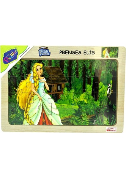 Ahşap Prenses Elis Puzzle