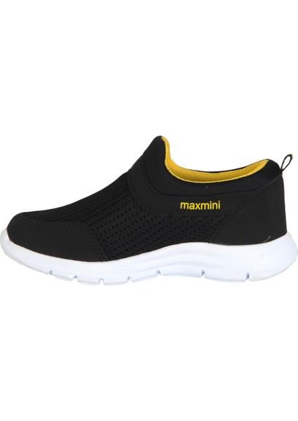 Maxmini Siyah Bağsız Yazlık Erkek Çocuk Spor Ayakkabı modelleri
