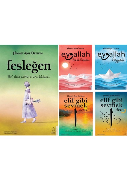 Elif Gibi Sevmek Nefes: Dem - Eyvallah Seyyah: Birlik Dükkanı - Fesleğen - 5 Kitap - Hikmet Anıl Öztekin