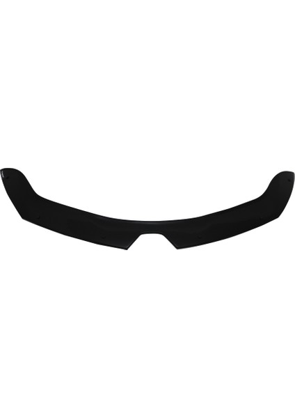 Renault Clio 5 Ön Kaput Koruyucu Rüzgarlık Deflektör Akrilik Abs 4mm Parlak Siyah 2020->