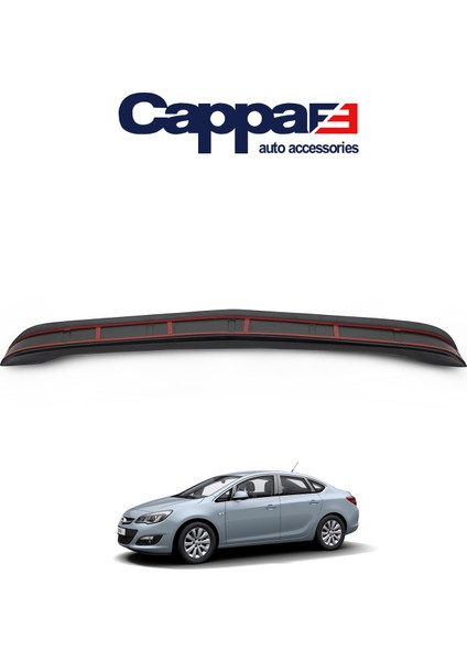 Opel Astra J Arka Tampon Eşiği Koruma Akrilik Abs Parlak Siyah 2012-2018
