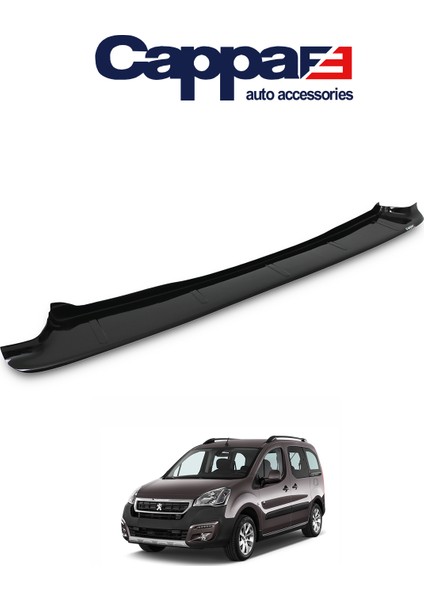 Peugeot Partner Arka Tampon Eşiği Koruma Akrilik Abs Parlak Siyah 2015-2018 fırsatları