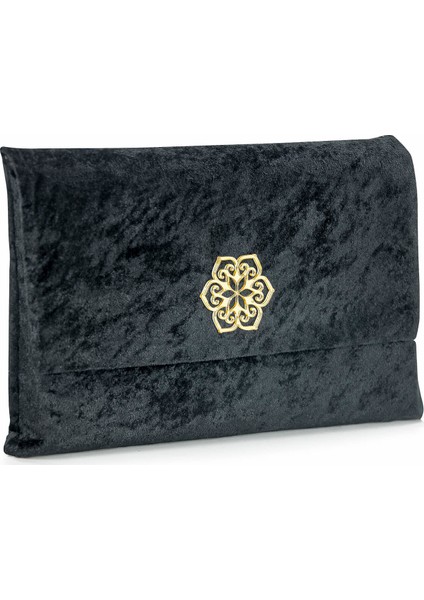 Kuranı Kerim - Kabe Desenli - Sade Arapça - Kadife Keseli - Orta Boy - Bilgisayar Hatlı fırsatları