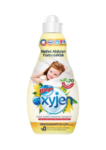 Bingo Oxyjen Konsantre Yumuşatıcı 1320 ml Mimoza & Matcha Çayı