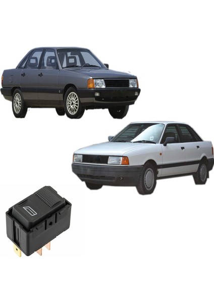 Audi 80 - 100 Tekli Cam Düğmesi Anahtarı modelleri