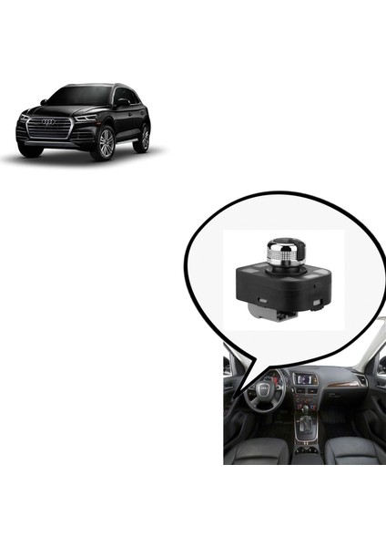 Audi Q5 Dikiz Ayna Ayar Düğmesi Joystiği 2008--2012 modelleri