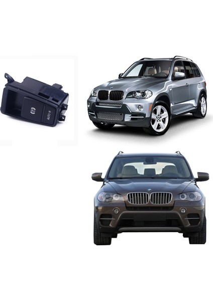 Bmw E70 - E71 X5 Elektronik El Fren Düğmesi 2007--2014
