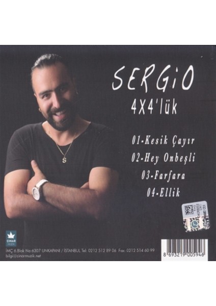 Sergio -4X4'Lük - CD