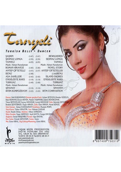 Tanyeli-Turkish Belly Dance - CD