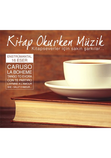 Çeşitli Sanatçılar -Kitap Okurken Müzik 1 - CD