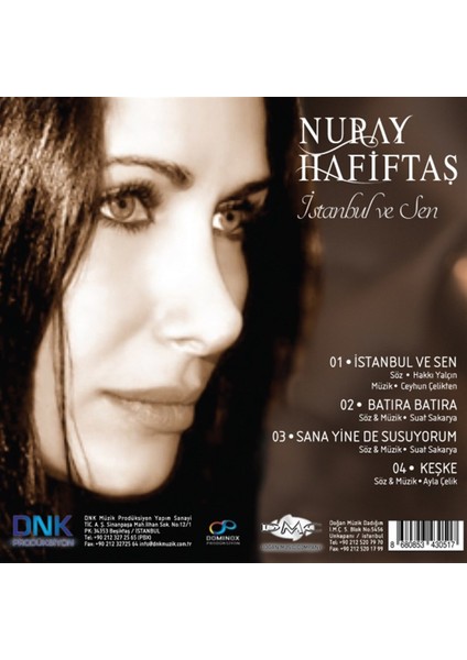 Nuray Hafiftaş-İstanbul Ve Sen - CD