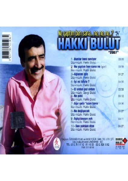 Hakkı Bulut-Ne Yaptım Ben Sana... - CD