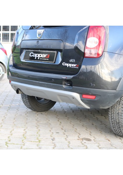 Dacia Duster Arka Tampon Koruma Difüzör Abs Mat Gri 2010-2017