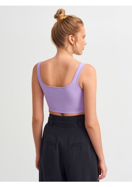 3540 Askılı Crop Top-Lila modelleri