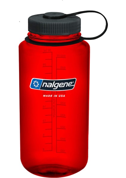 32OZ Wm Red / Black Cap Tritan Suluk
