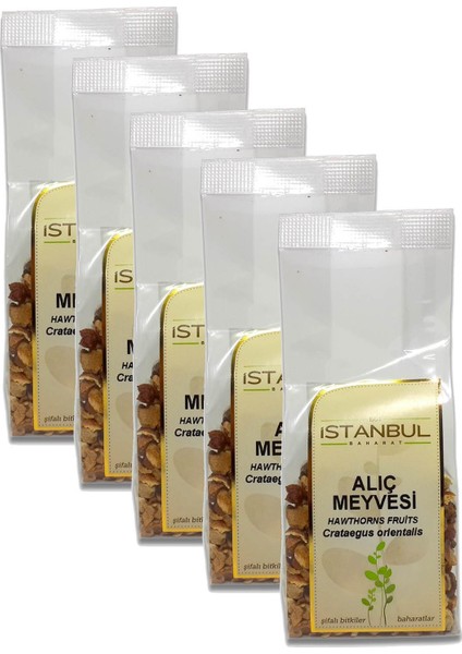 Istanbul Baharat Alıç Meyvesi Kurusu 5 x 100 gr