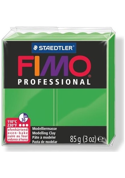 Fimo Profesyonel Modelleme Kili Doğa Yeşili 8004-5 85GR