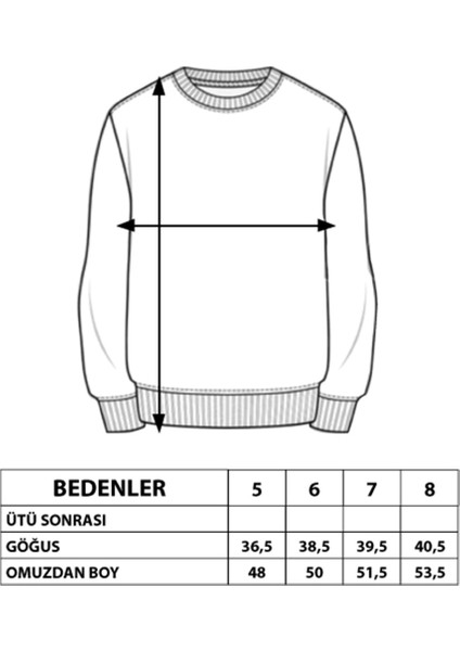 Erkek Çocuk Premium Baskılı Sweatshirt