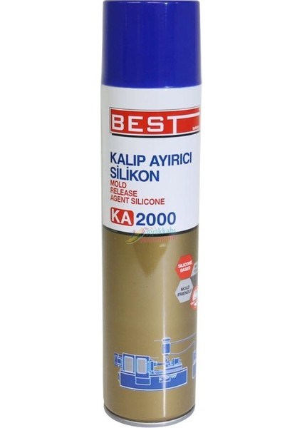 KA2000 Silikon Bazlı Kalıp Ayırıcı Sprey 400 ml 20 Adet