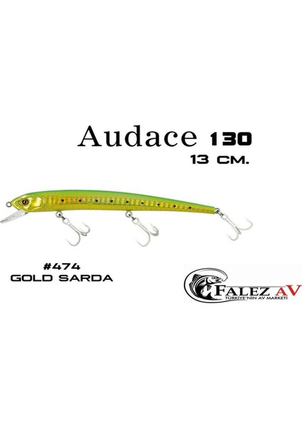 Audace 130 15 gr Maket Balık - 474