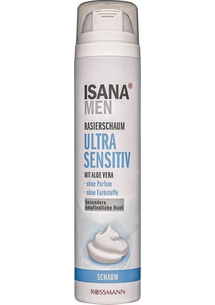 Men Tıraş Köpüğü Ultra Sensitiv-Aloe Vera 300 ml