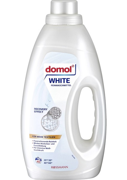 Çamaşır Makinesi Deterjanı Sıvı 1500 ml Beyazlar 40 Yıkama