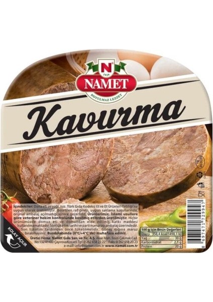 Dılımlı Dana Kavurma 150 gr