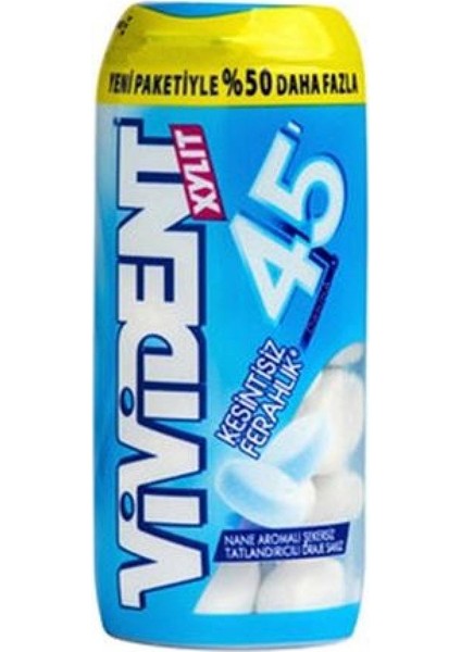 Vıvıdent Bottle 45 Dakıka Nanelı Sakız 33 gr